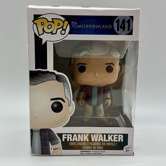 Funko POP Disney Tomorrowland  Frank Walker Action‎ Figure No. 141 New - Picture 1 of 4
